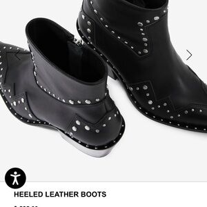 The Kooples HEELED LEATHER BOOTS